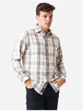 Rodd & Gunn Arnold Valley Soft Flannel Sports Fit Plaid Shirt XL Italian Fabric